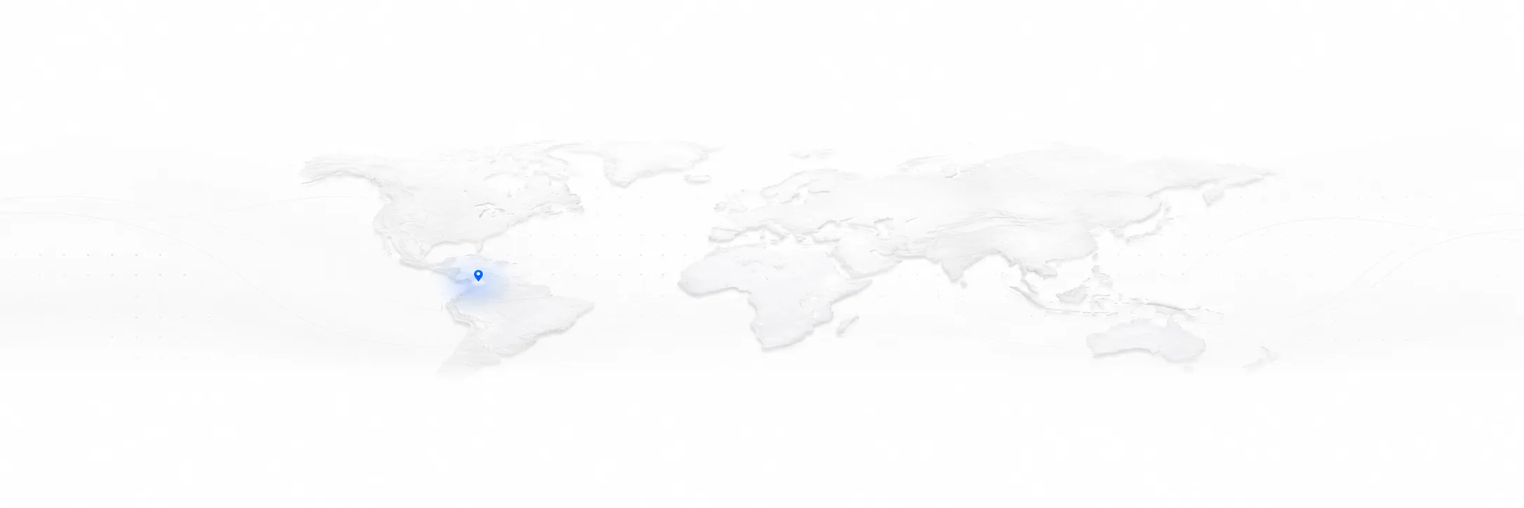 Mapa mundial con ubicación en Medellín
